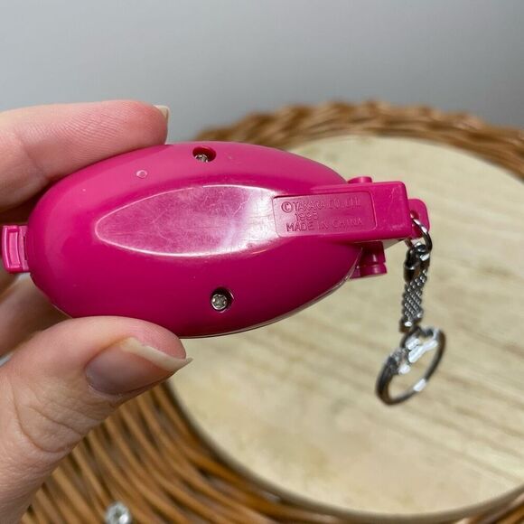 Takara Keychain Mainspring Pocket Critter Used Retro Japan I Love My Cat Works! - Picture 2 of 5